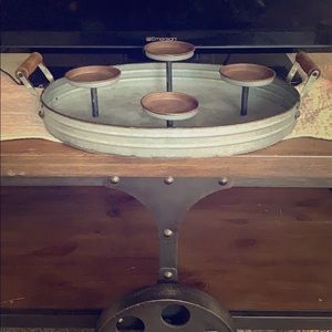 Rustic Tiered Candle Holder